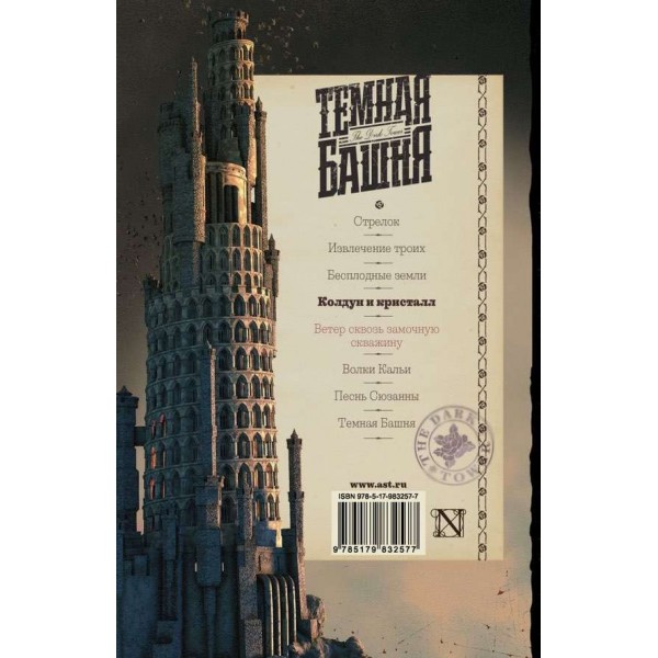 Темна вежа. Книга 4. Чаклун і кристал