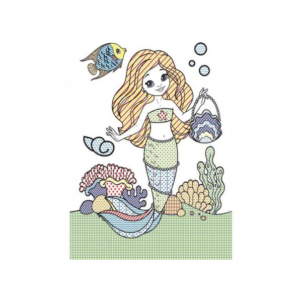 Великі водяні розмальовки. У гостях у русалоньки