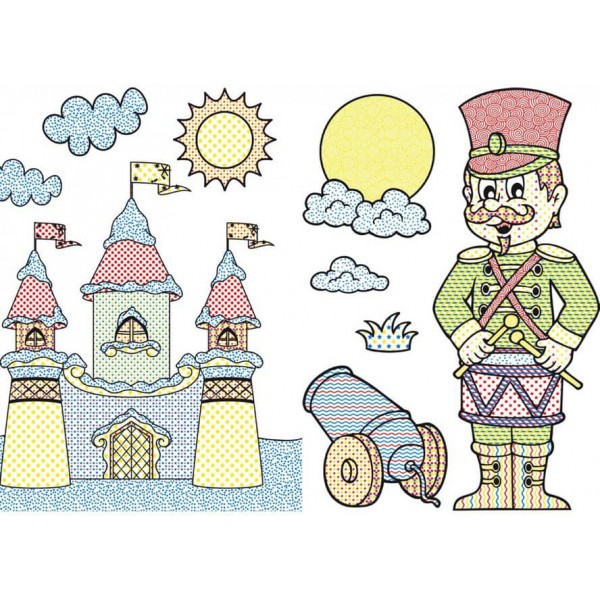 Великі водяні розмальовки. Замок принцеси