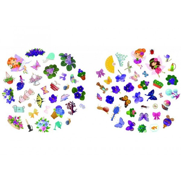 Квіткові феї. Фіалка.762 наклейки (російською мовою)