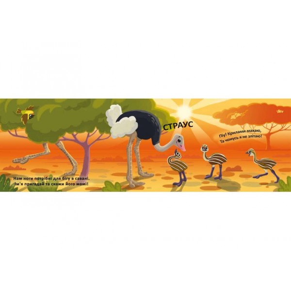 Книжка-схованка з чарівними крилами. Чиї це лапки? (українською мовою)