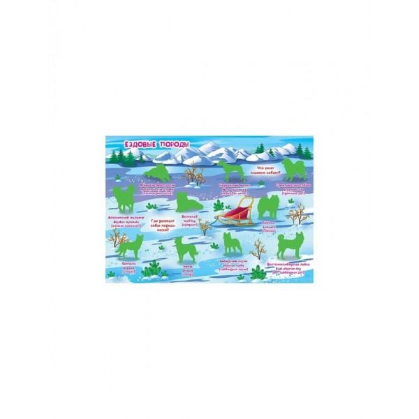 Велика книга. Розвиваючі наклейки. Розумні завдання. Собаки (російською мовою)