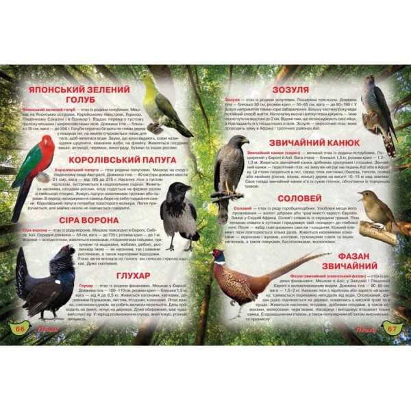 Ілюстрований атлас живої природи  (українською мовою)