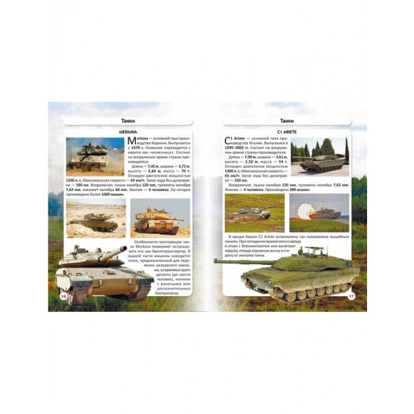 Світ навколо нас. Танки і бойові броньовані машини (російською мовою)