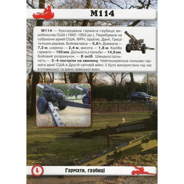 Світ навколо нас. Артилерійське та ракетне озброєння (українською мовою)