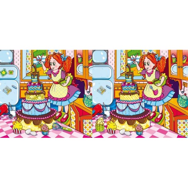 Знайди відмінності. 30 наліпок. 30 відмінностей (92-6) (російською мовою)