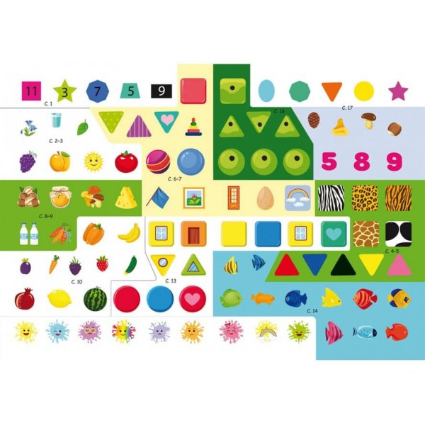 Нейробіка. Прописи-тренажер. Форми та кольори. 100 нейронаклейок (російською мовою)