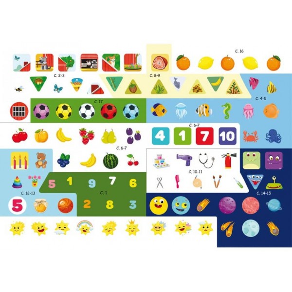 Нейробіка. Прописи-тренажер. Тренуємо пальчики. 100 нейронаклейок (російською мовою)