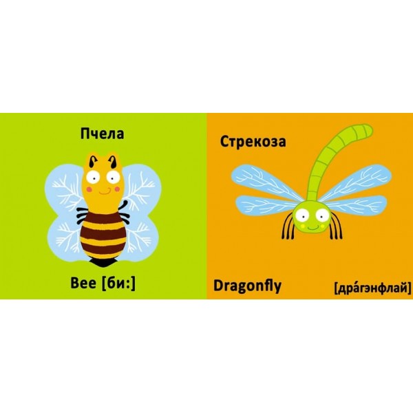 Книга-картонка. Веселые крутилки. Букашки (українською мовою)