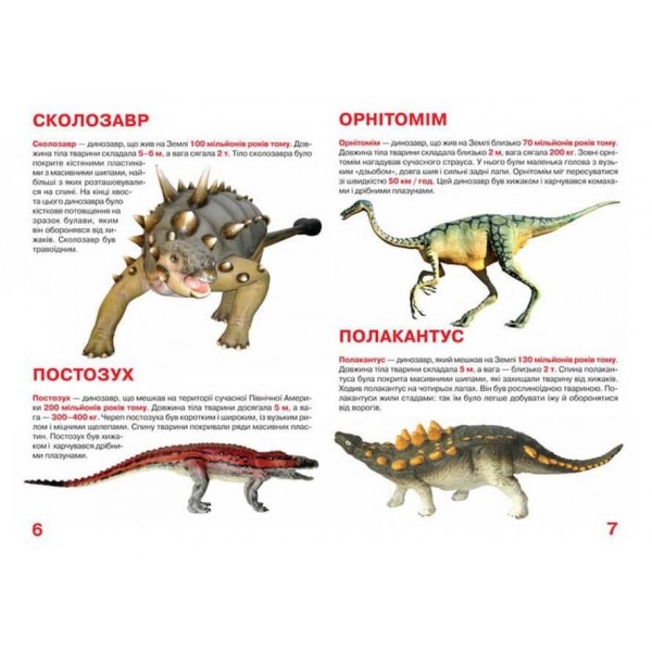 Велика книжка. Динозаври (688-7) (українською мовою)