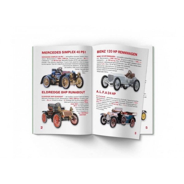 Велика книжка. Ретро-автомобілі (українською мовою)