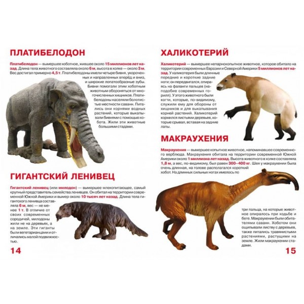 Велика книга. Доісторичні тварини (російською мовою)