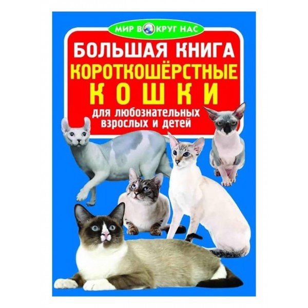 Велика книга. Короткошерсті кішки (російською мовою)