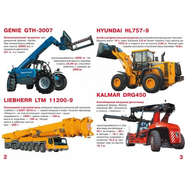 Велика книга. Навантажувачі та крани (російською мовою)