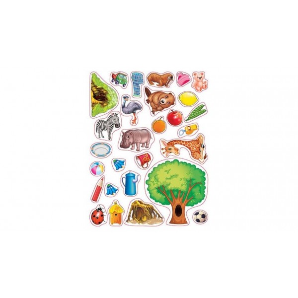 Тести та прописи 3+ (90 наліпок) (російською мовою)