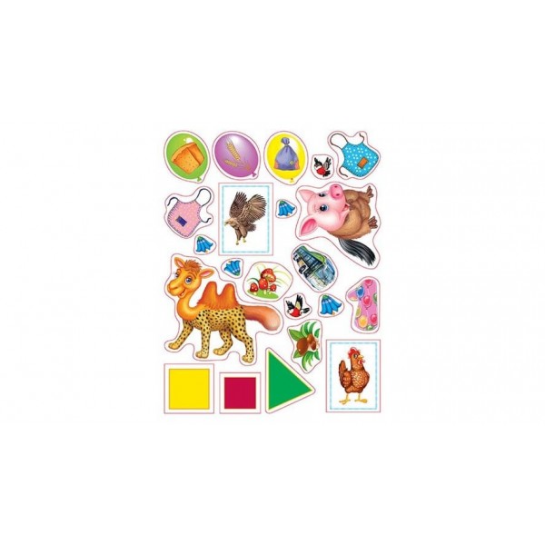 Тести та прописи 3+ (90 наліпок) (російською мовою)