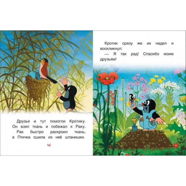 Кротик і машинка. Казки. Книги з великими літерами (російською мовою)