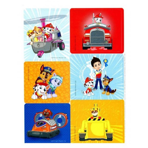 Розмальовка з наклейками. ТМ "PAW Patrol" (блакитна)