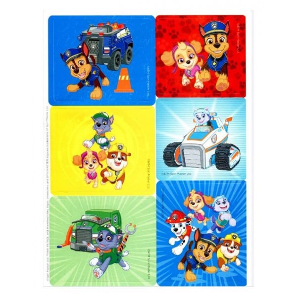 Розмальовка з наклейками. ТМ "PAW Patrol" (блакитна)