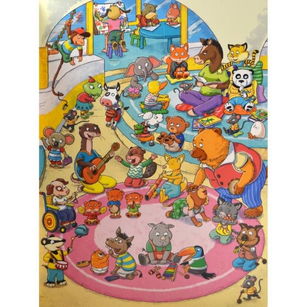 Ласкаво просимо до дитячого садочка! Вімельбух з віконцями