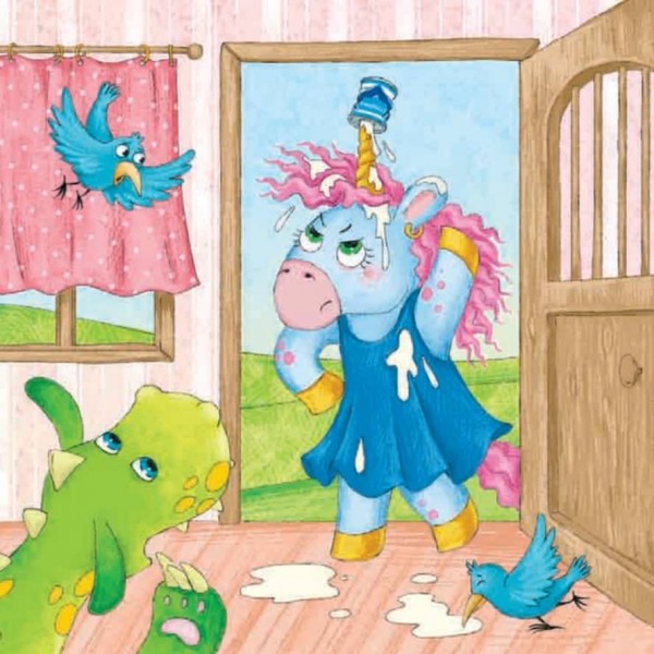 Як дракончик Вогник виправляв помилки. Розмальовка з героями - всередині під QR-кодом! Корисні казки (російською мовою)