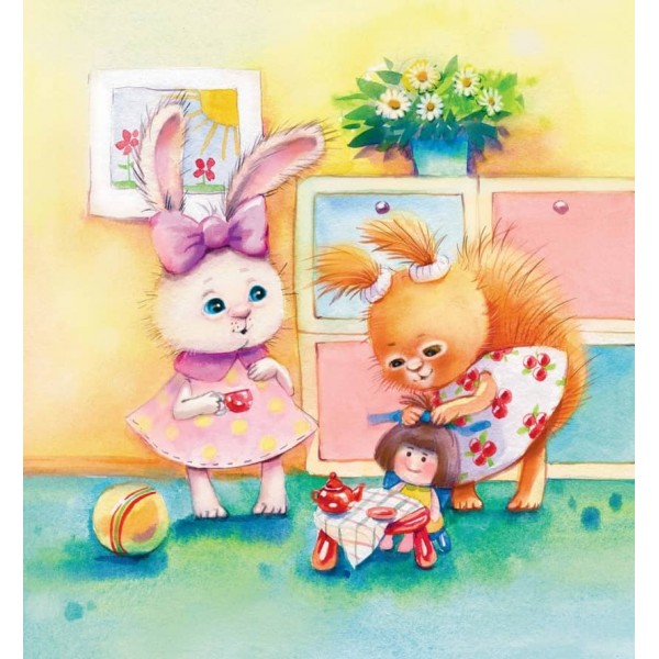 Я сама! Казка про самостійну білочку. Корисні казки (російською мовою)