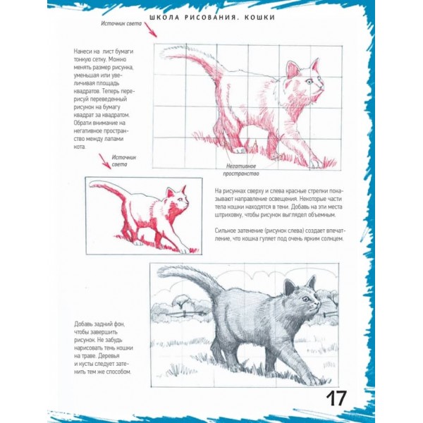 Школа малювання. Кішки (російською мовою) (м'яка обкладинка)