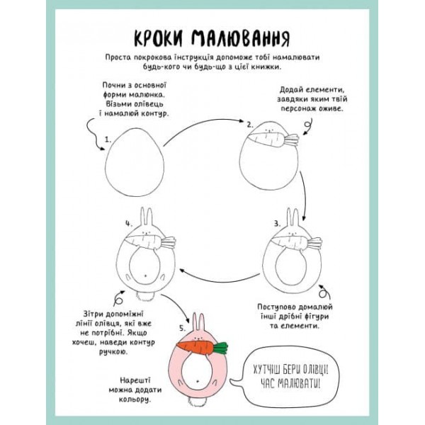 Як намалювати кролика та інших чудернацьких істот