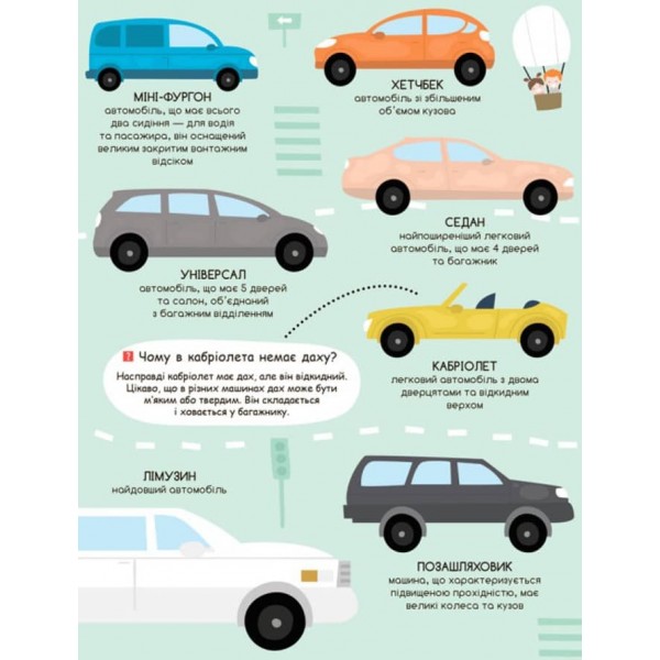 Такі різні машини. Моя перша енциклопедія (українською мовою)