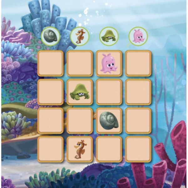 Судоку з наліпками. Неймовірний підводний світ