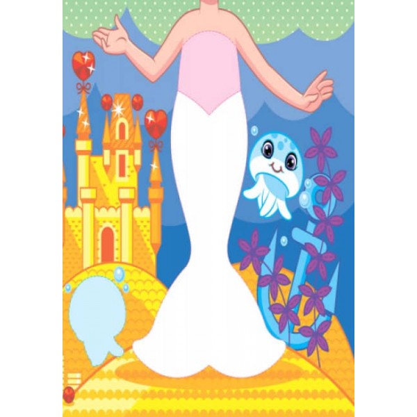 Одягни ляльку. Маргарита. Фарбувалка + наліпки