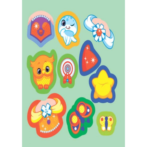 Одягни ляльку. Маргарита. Фарбувалка + наліпки