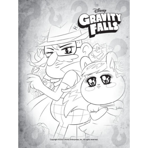 Гравіті Фолз. Кольоровий МІКС. Таємнича розмальовка