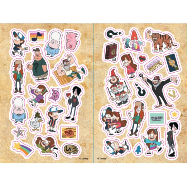 Гравіті Фолз. Кольоровий МІКС. Таємнича розмальовка