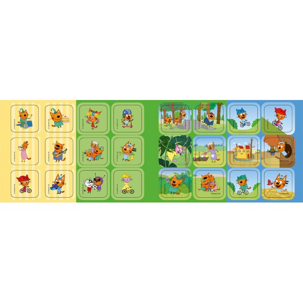 Пригодницькі розмальовки. Три коти. Разом веселіше!