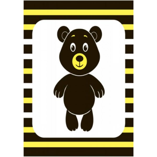 Мі-мі-книжка. Контрастна книжка для немовляти (російською мовою)