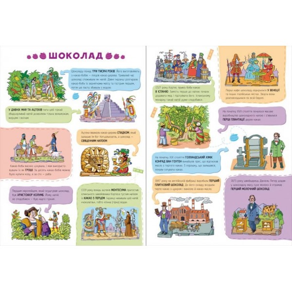 Що? Як? Із чого? Шоколад, склянка, виделка, джинси (українською мовою)