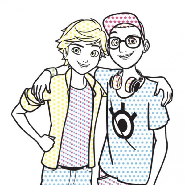 Кольоровий БУЛЬ. Леді Баг. Найкращі друзі (українською мовою)