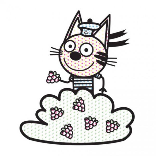 Кольоровий БУЛЬ. Три Коти. На природі (українською мовою)