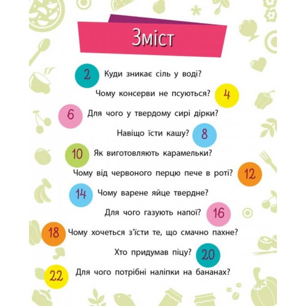 Продукти. Чомусики (українською мовою)