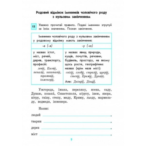 Грамотійко. 4 клас. Зошит для успішного набуття орфографічних та пунктуаційних навичок (українською мовою)