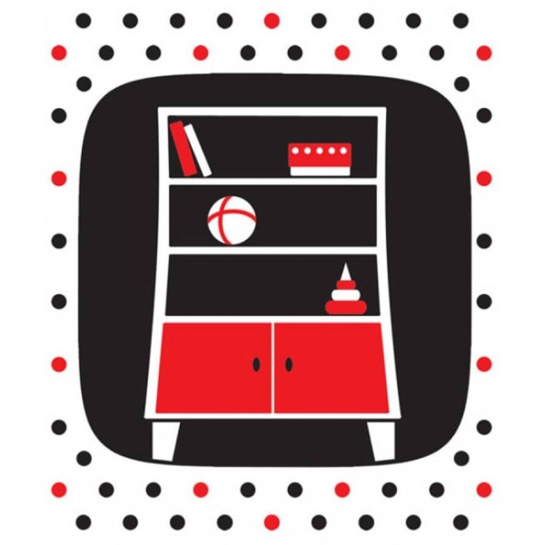 Потягуньки. Контрастна книжка для немовляти (українською мовою)