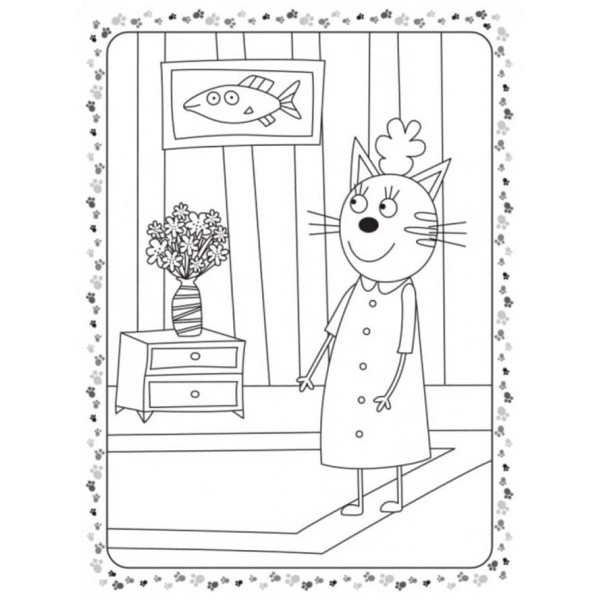 Кольоровий штрих. Три коти. Гра у лікаря  (українською мовою)