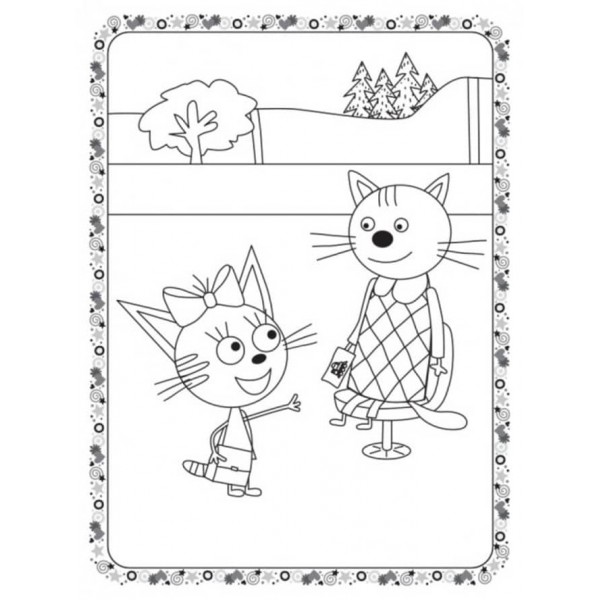 Кольоровий штрих. Три коти. Залізниця (українською мовою)