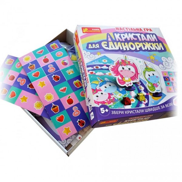 Настільна гра «Кристали для єдиноріжки» (українською мовою)