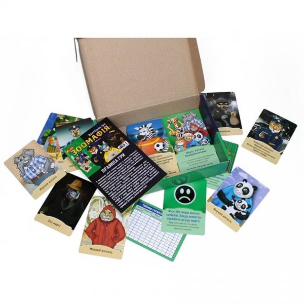 Настільна гра «Зоомафія»