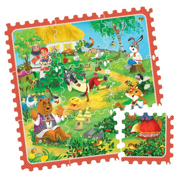 Колобок (казка-пазл)