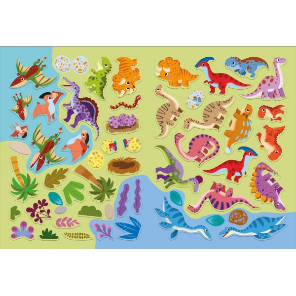 Динозаври. Прикольні наліпки