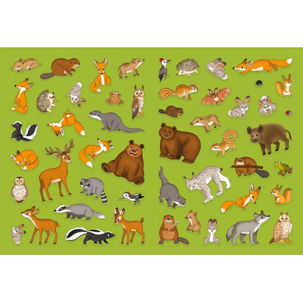 У лісі. Прикольні наліпки