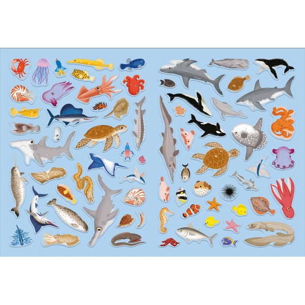 У морі. Прикольні наліпки